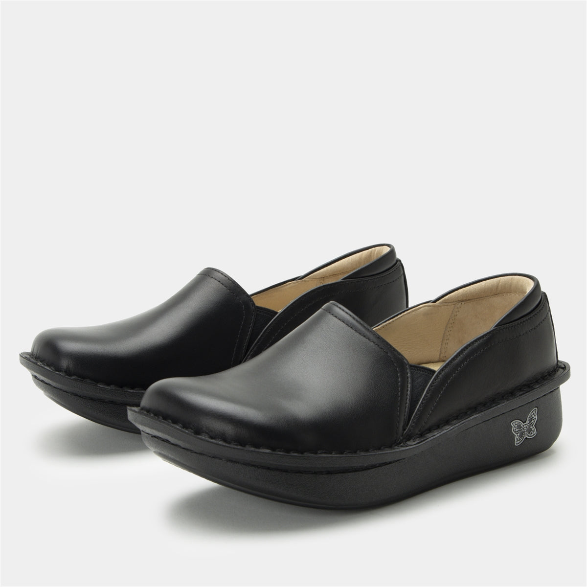 Alegria Debra Black Leather