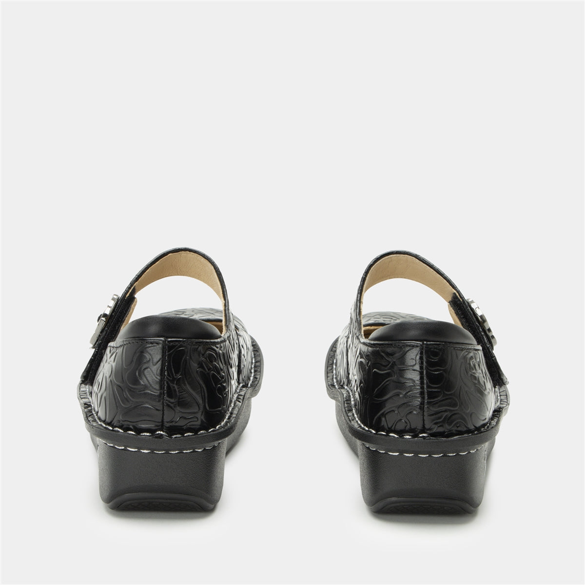 Alegria Paloma Black Embossed Rose
