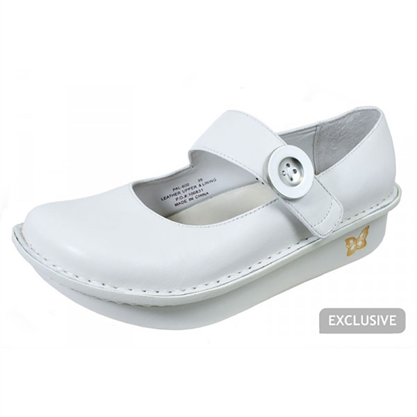 Paloma White Napa - Alegria Shoe Shop Exclusive!