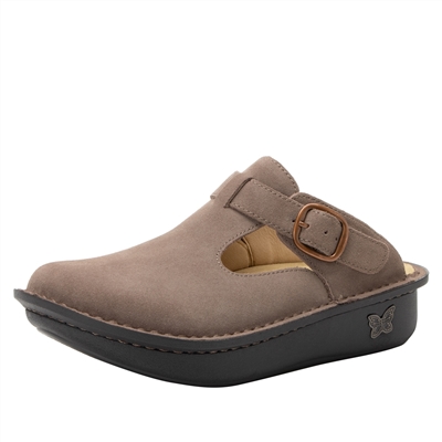 image of orthopedic support shoes in Taupe Suede