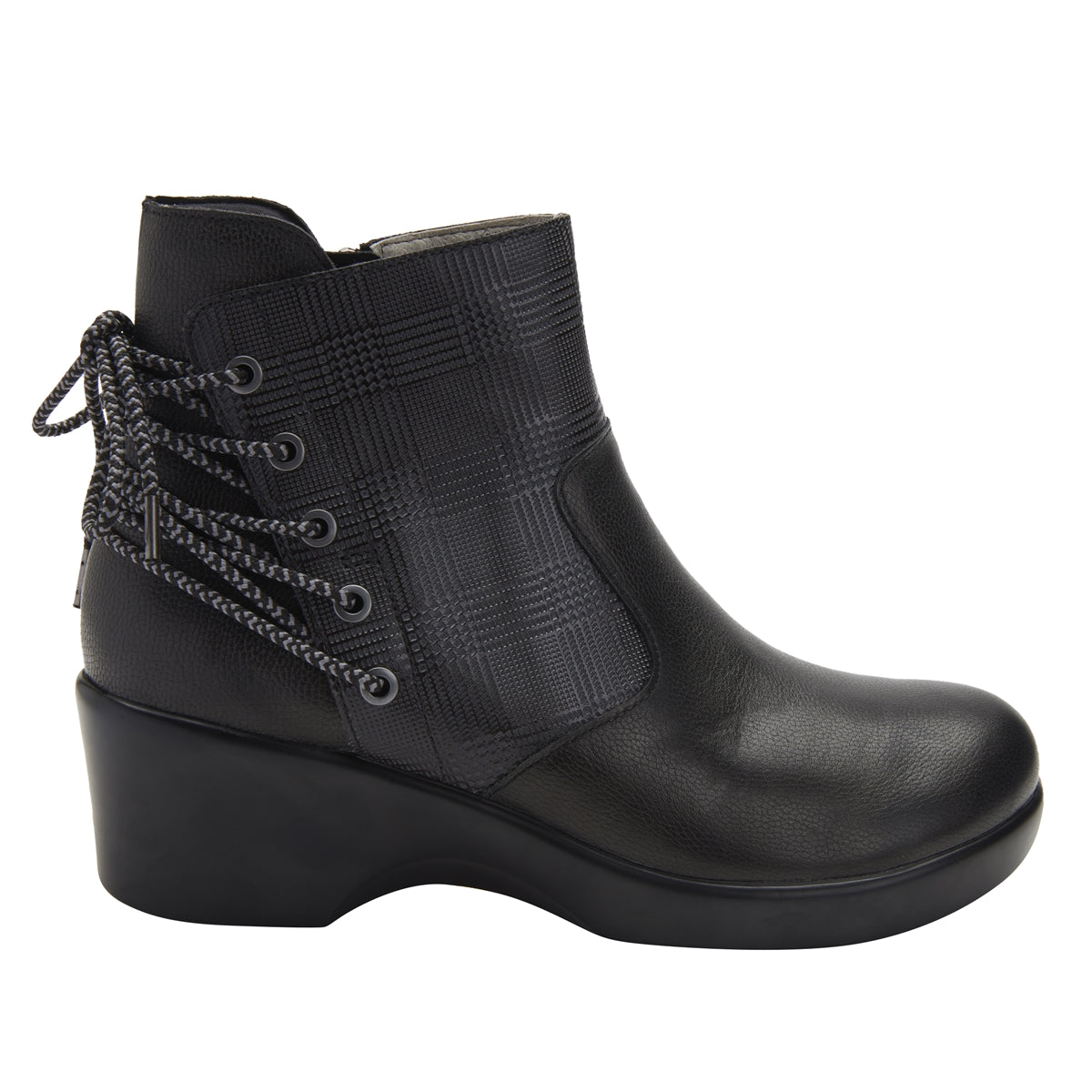 Alegria Stevee Plaidly Black