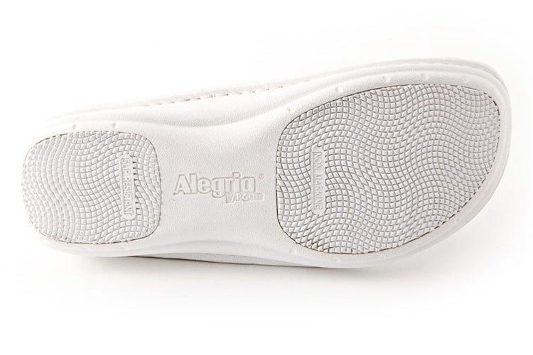 Alegria Men's "Oz" White Tumbled Leather