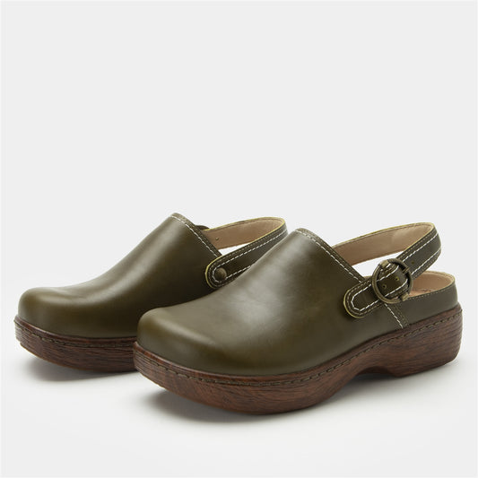 Alegria Olie Oliva. Step into fashion with these classic leather orthopedic support shoes. Shop now.