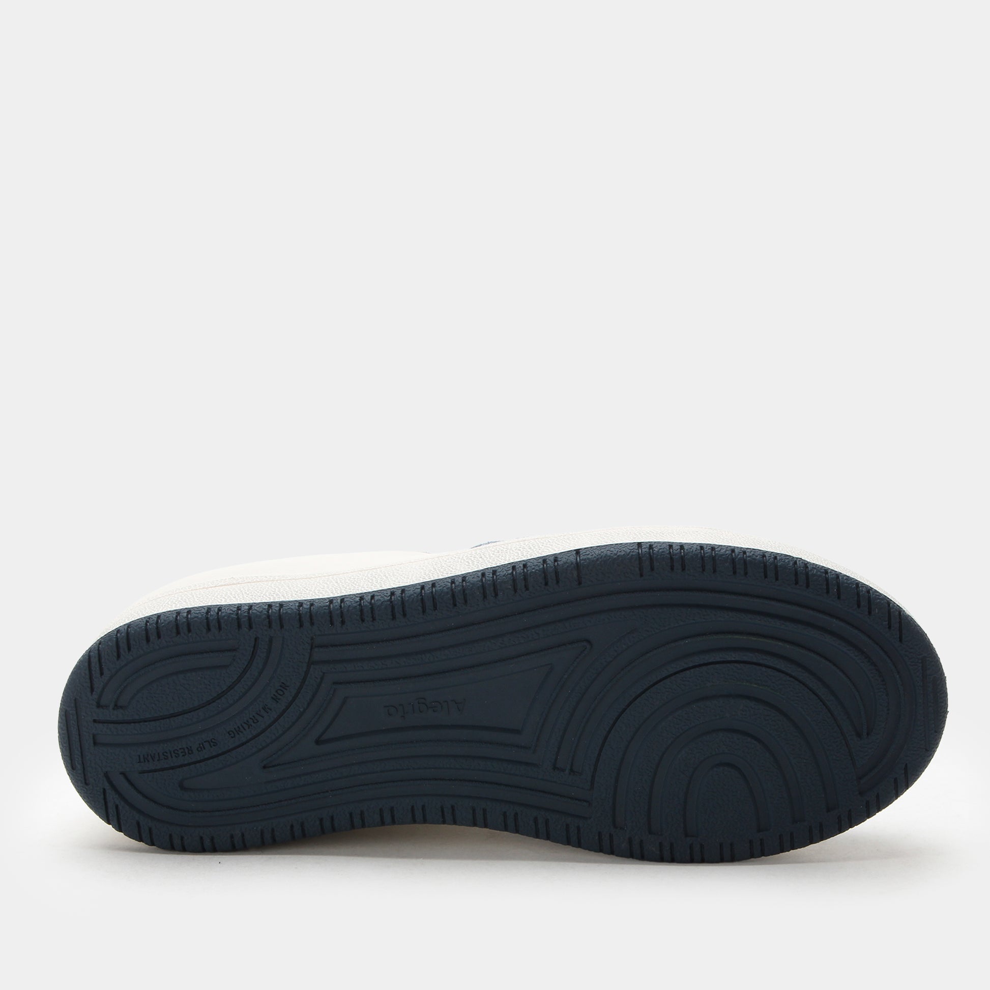 Black sole of a shoe on a white background