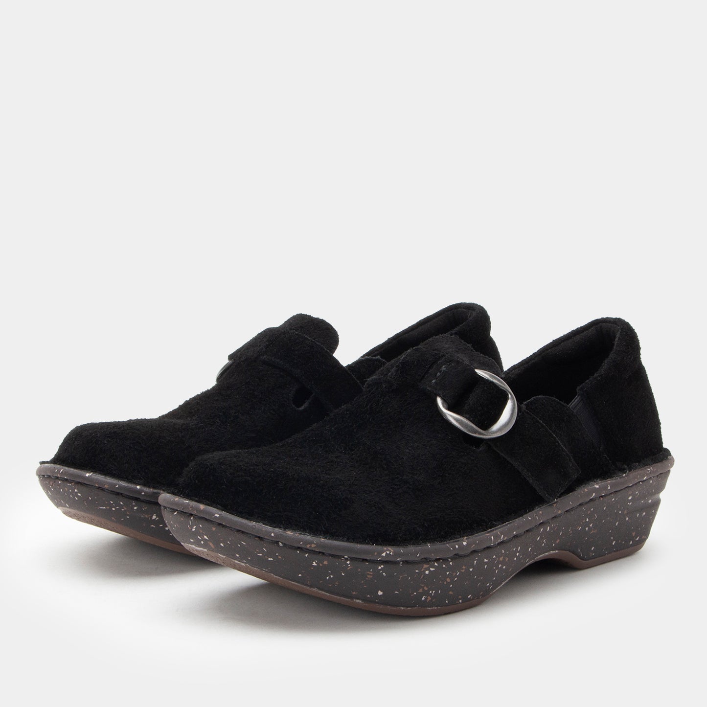 Fynn Black Suede