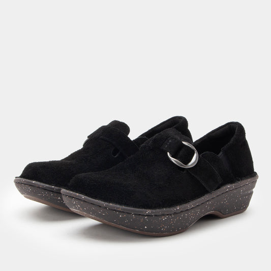 Fynn Black Suede