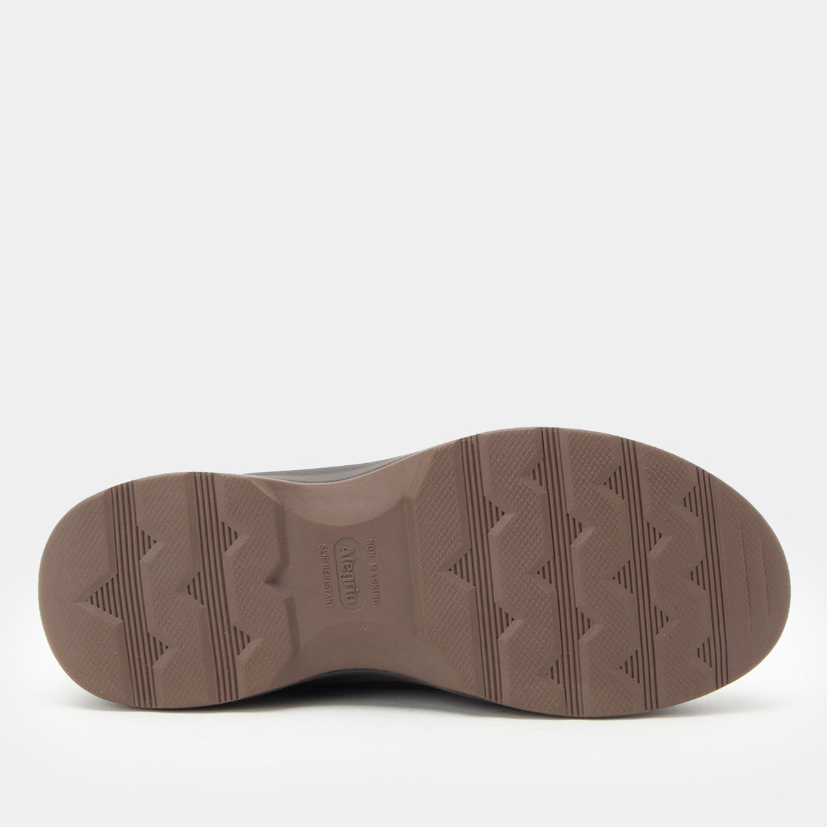 The outsole of a brown boot or shoe, showing tread patterns and the embossed brand name 'BONIA'.