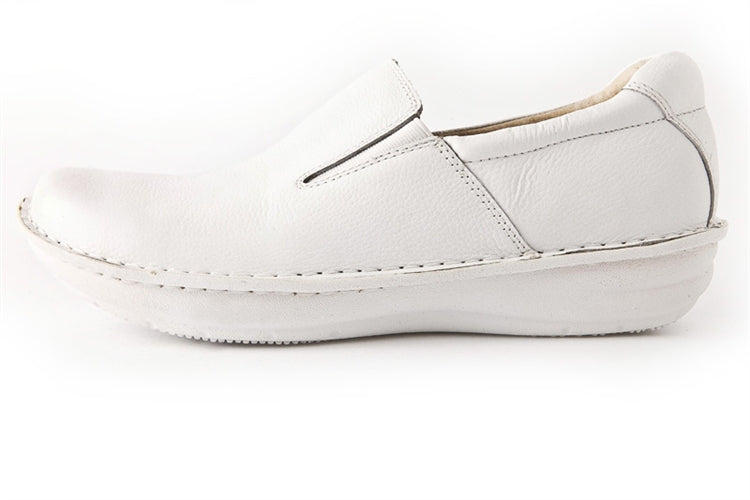Alegria Men's "Oz" White Tumbled Leather
