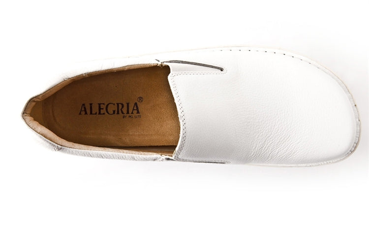 Alegria Men's "Oz" White Tumbled Leather