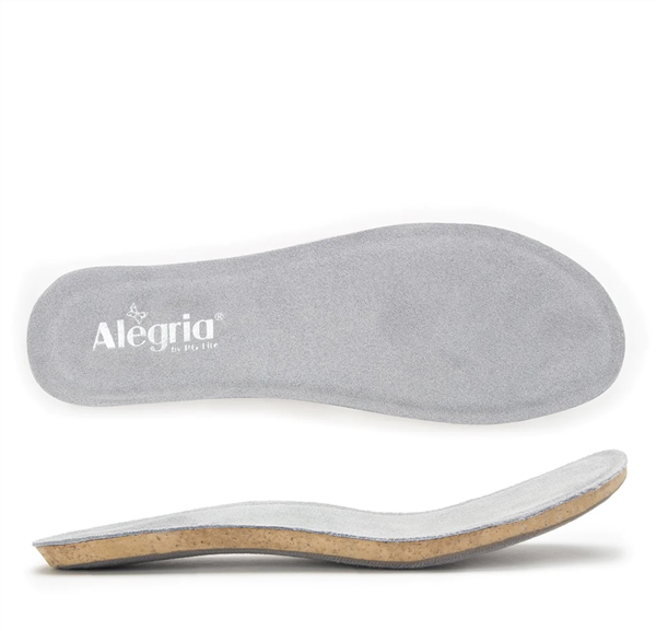 Alegria Career Fashion Replacement Footbeds Grey - Wide Width