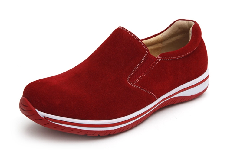 Alegria Men's Aaron Red Suede | Free Shipping from Alegria