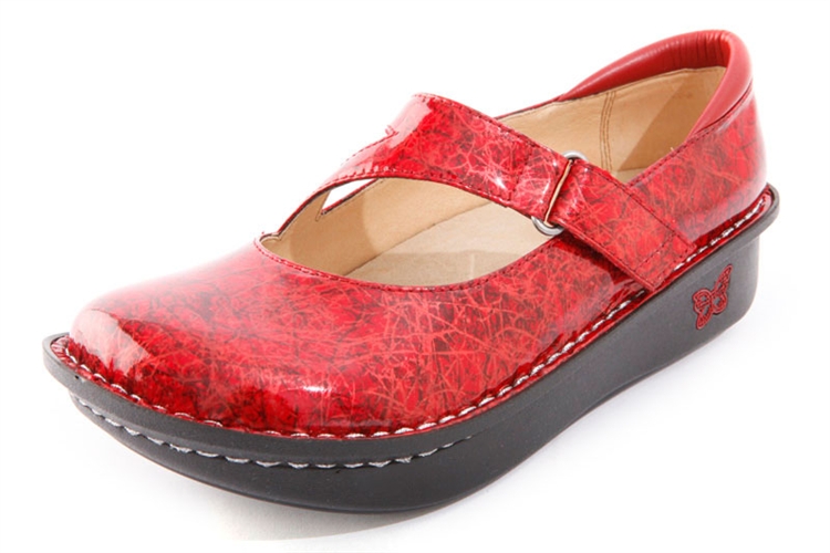 Alegria Shoes - Dayna Red Lifeline Patent