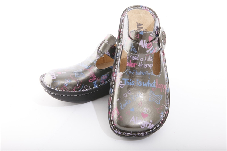 Alegria Shoes - Donna Happy Chrome Patent