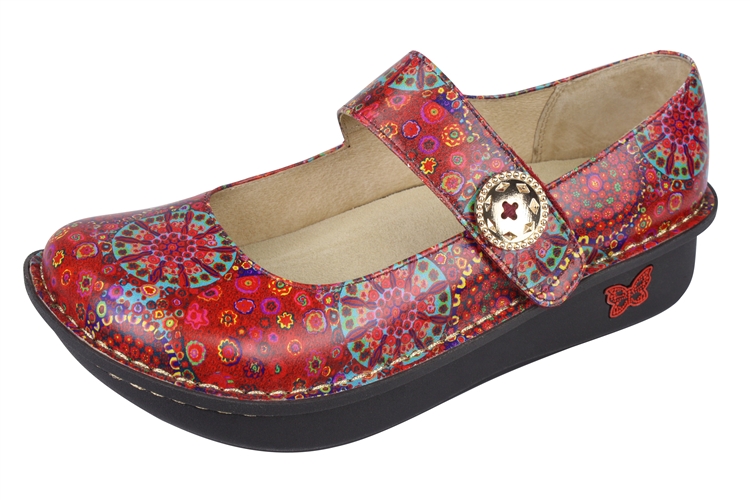 Alegria Shoes - Paloma Red Bloom