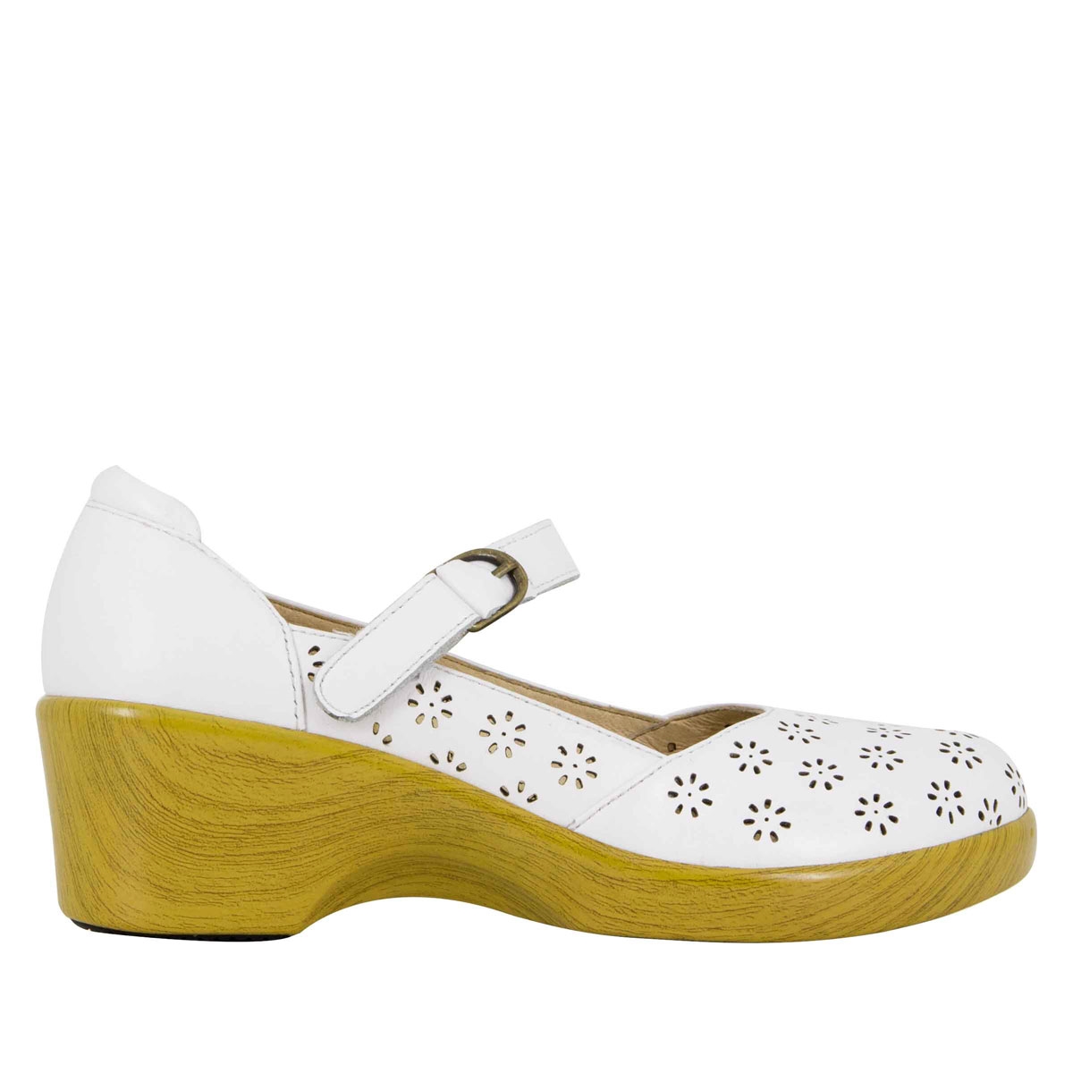 Alegria Shoes - Rene White Butter