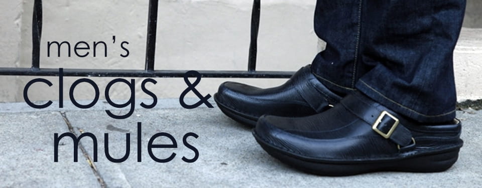 men's clogs and mules